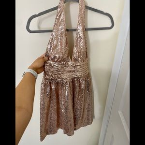 Rose gold sequin NWT